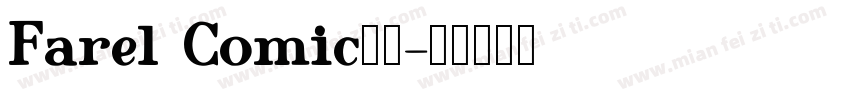 Farel Comic字体字体转换